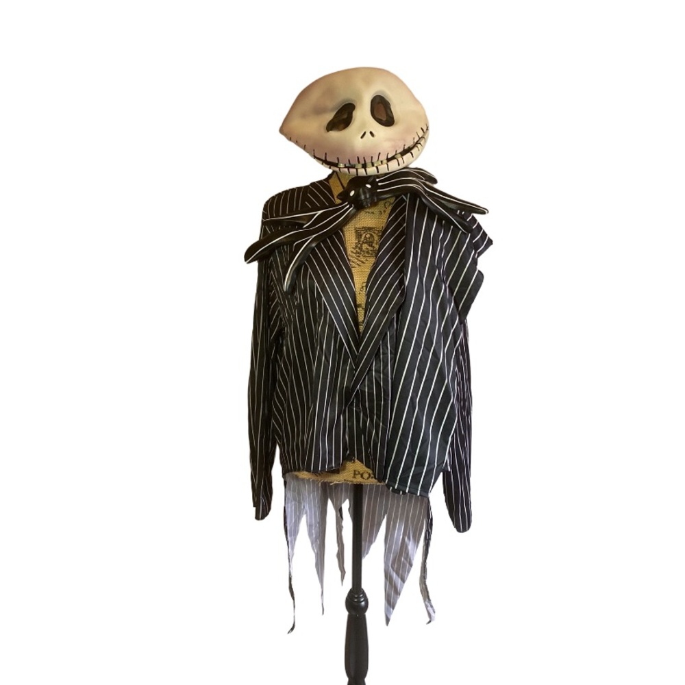 2002 4 Pc Disney Jack Skellington The Nightmare Before Christmas Costume Sz L
